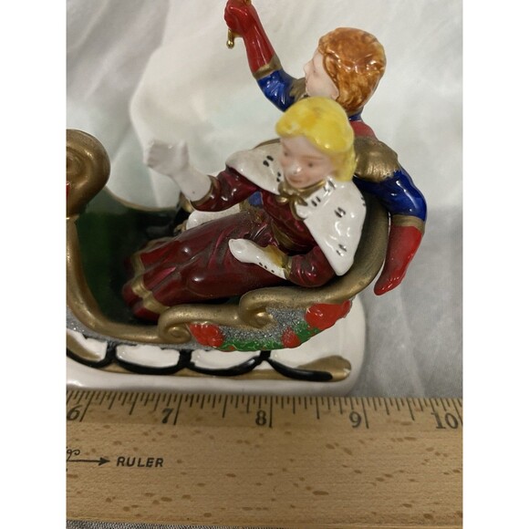 Vintage DEPT 56 SNOW VILLAGE ACCESSORY "SNOW CARNIVAL KING & QUEEN" Read - Picture 9 of 10